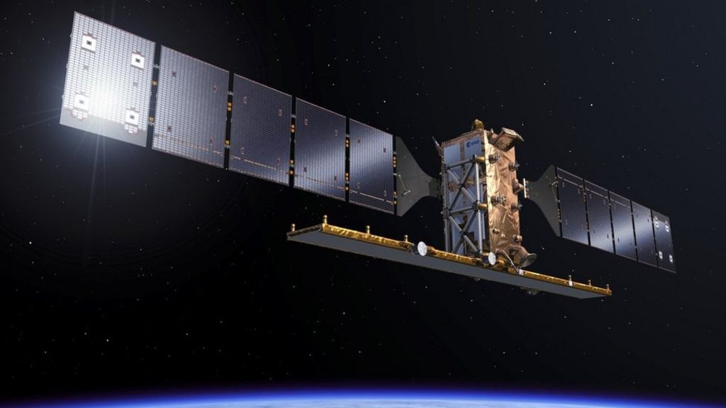 Satellite maps nuclear blast aftermath