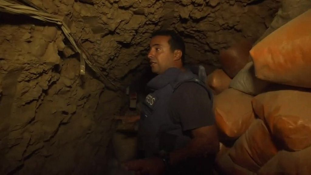 Inside the militants' tunnels in Mosul