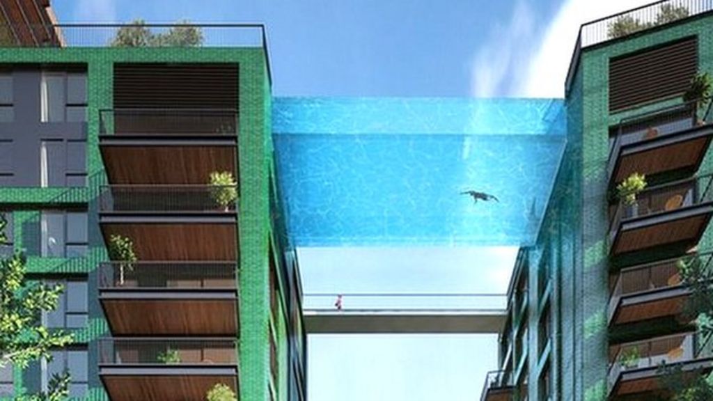 Swimming pool to link London towers