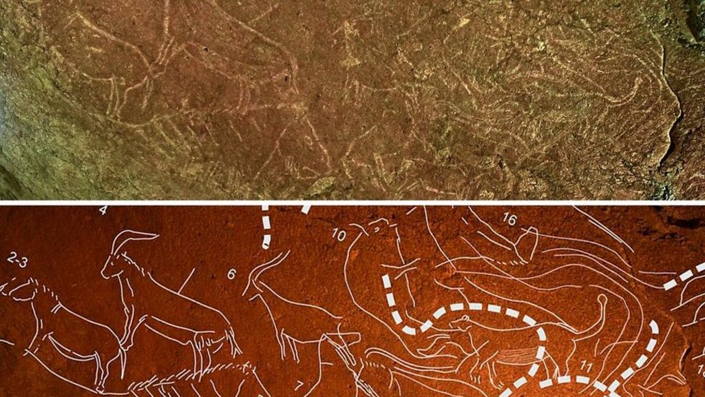 Cave art: Etchings hailed as 'Iberia's most spectacular' - BBC News - BBC News