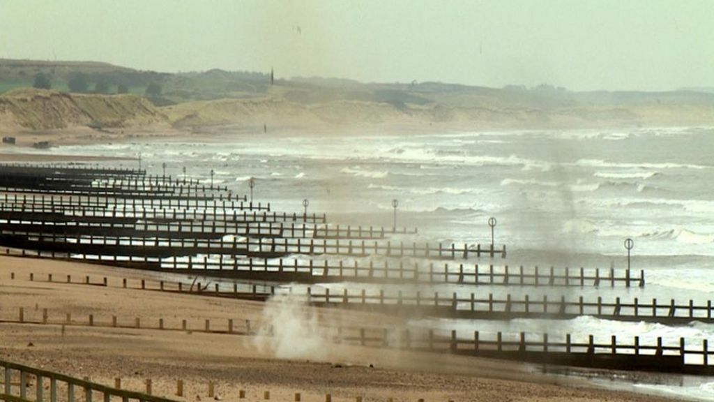 Controlled explosion of Aberdeen beach device