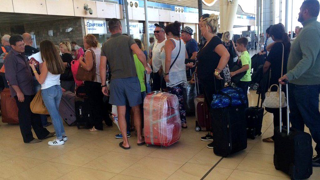 Stranded Brits in Sharm to fly home