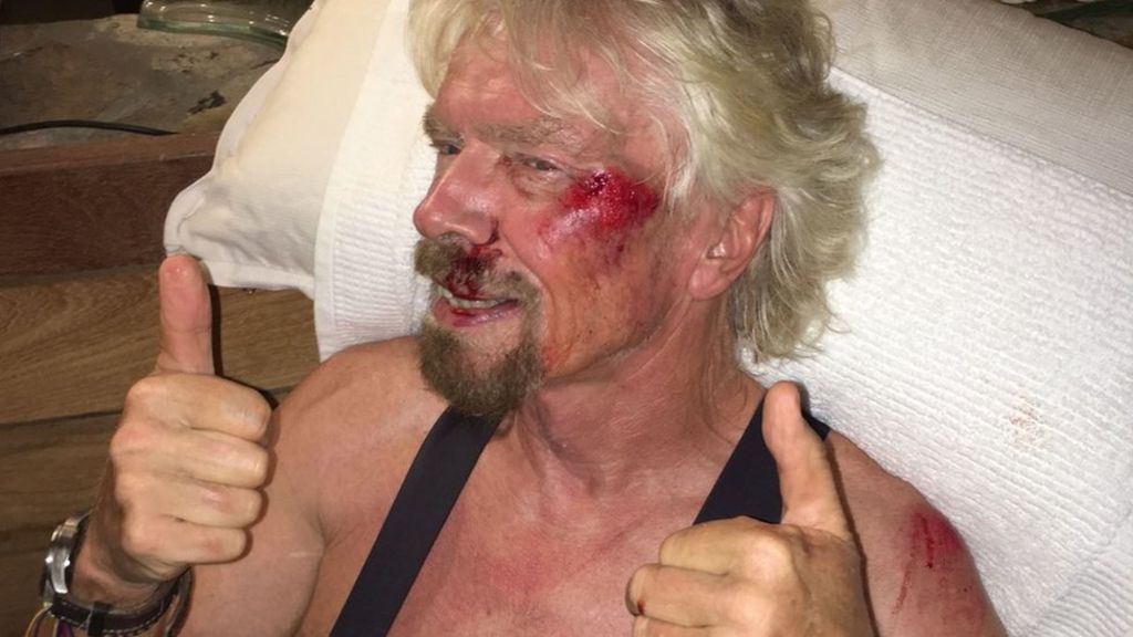 Sir Richard Branson 'thought he would die' in bike crash