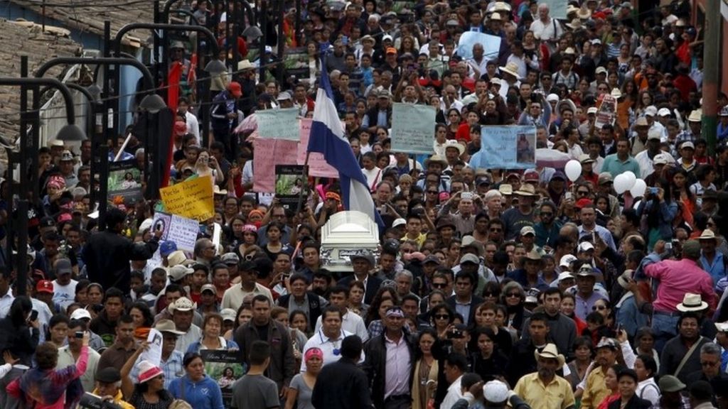 Murdered Honduras activist is buried