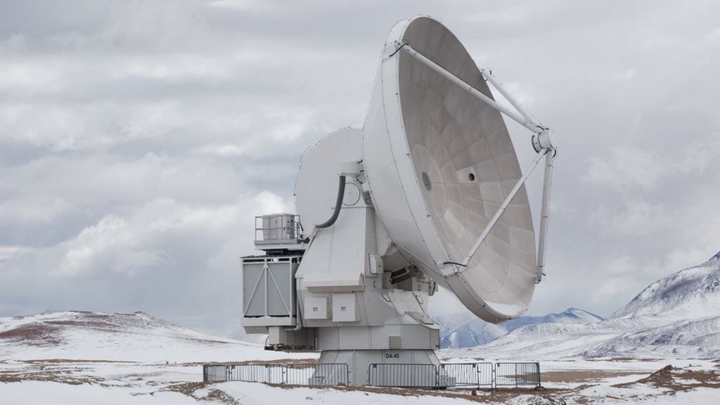 Alma telescope peers into space