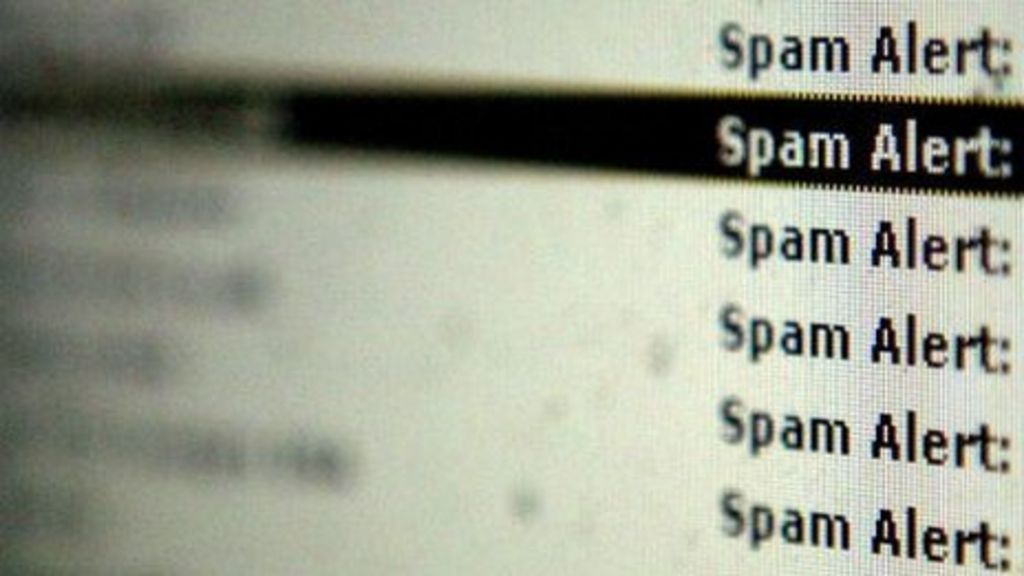 Spam email levels at 12-year low