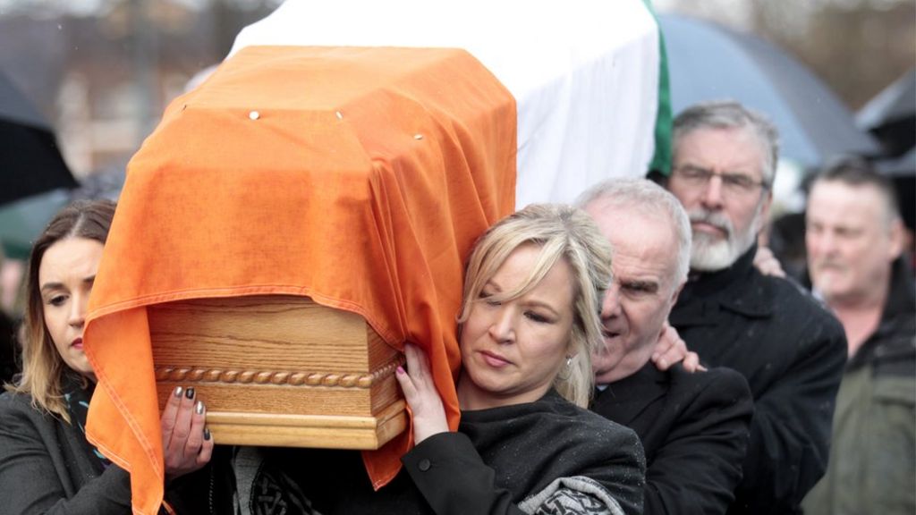 Martin McGuinness: Sinn Féin leader's body carried home