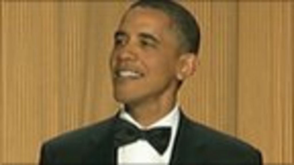 Obama Pokes Fun At Donald Trump - BBC News