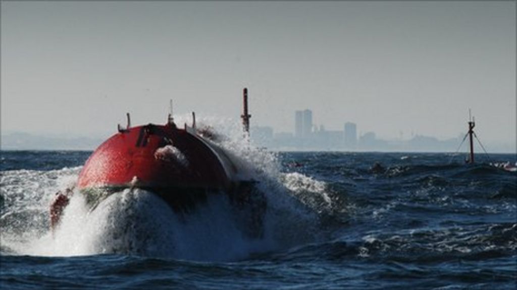 Saltire Prize Medal For Inventor Of Pelamis Wave Sea Snake Bbc News