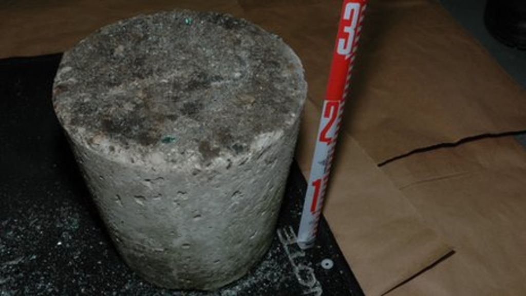 Images shown of concrete blocks thrown on to car in Essex BBC News