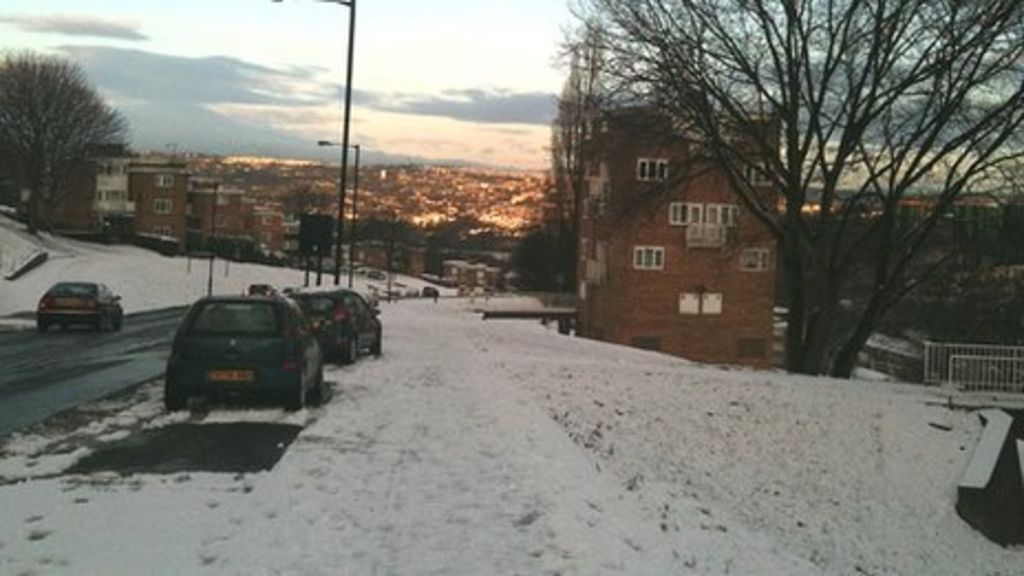 Snow in Sheffield 'caught out' city council BBC News