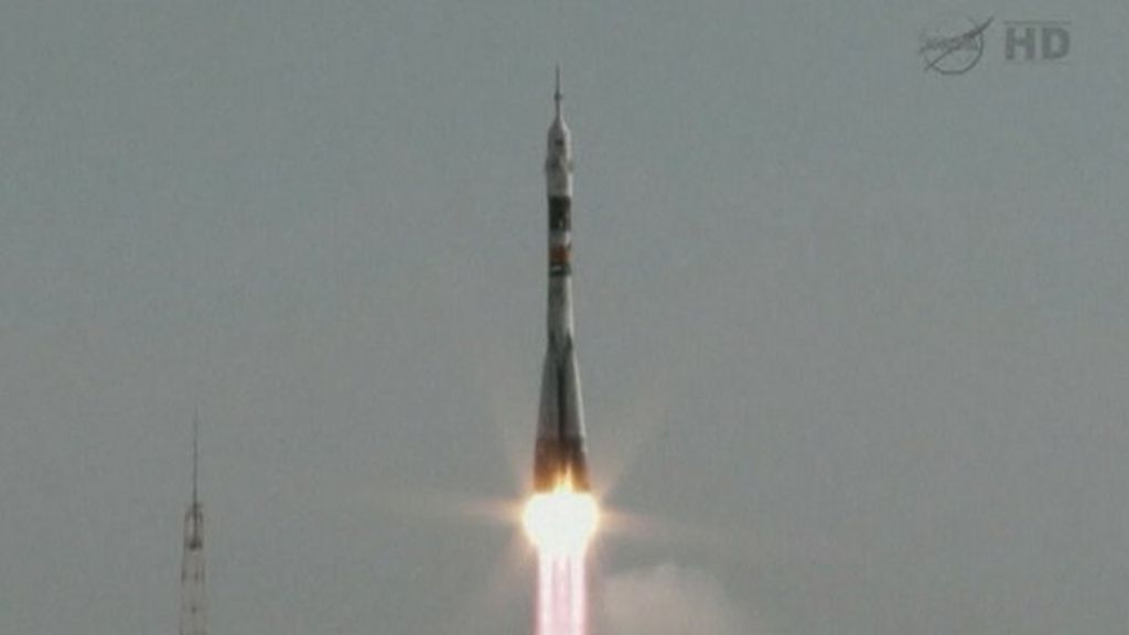 Soyuz rocket launch in Kazakhstan BBC News