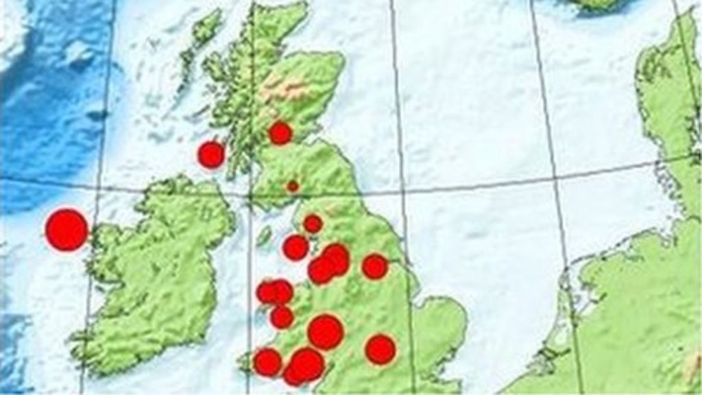 Earthquake recorded off west coast of Ireland BBC News