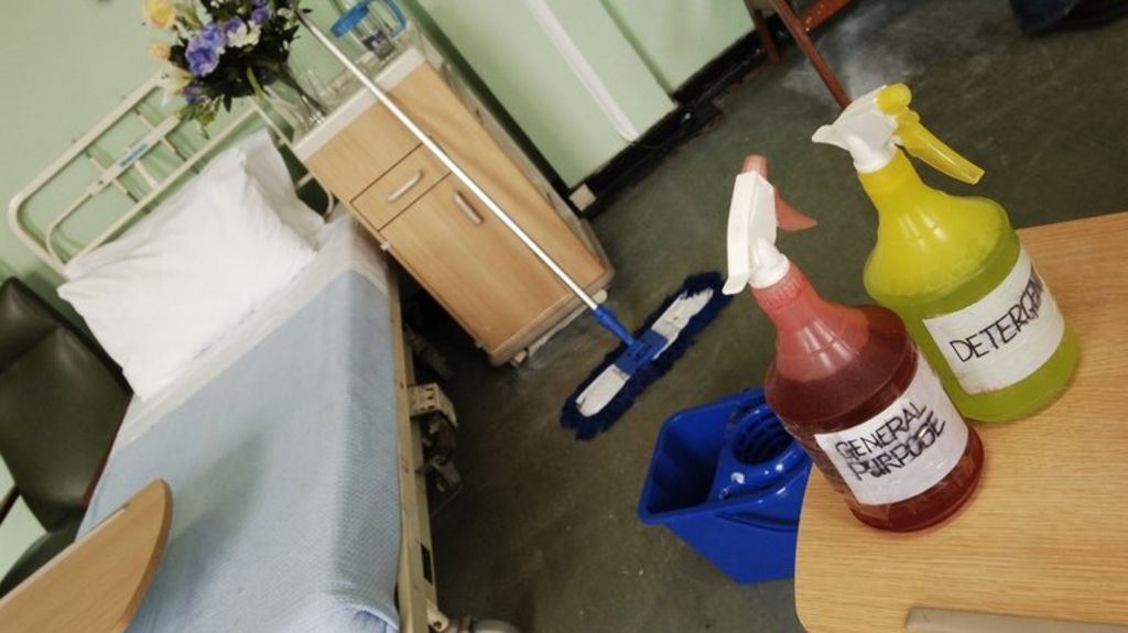 Nurses 'having to clean toilets and mop floors' BBC News