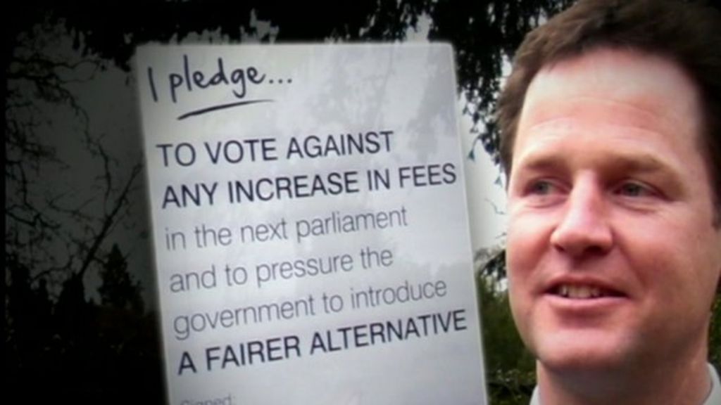 Nick Clegg Sorry For Tuition Fees Pledge Bbc News