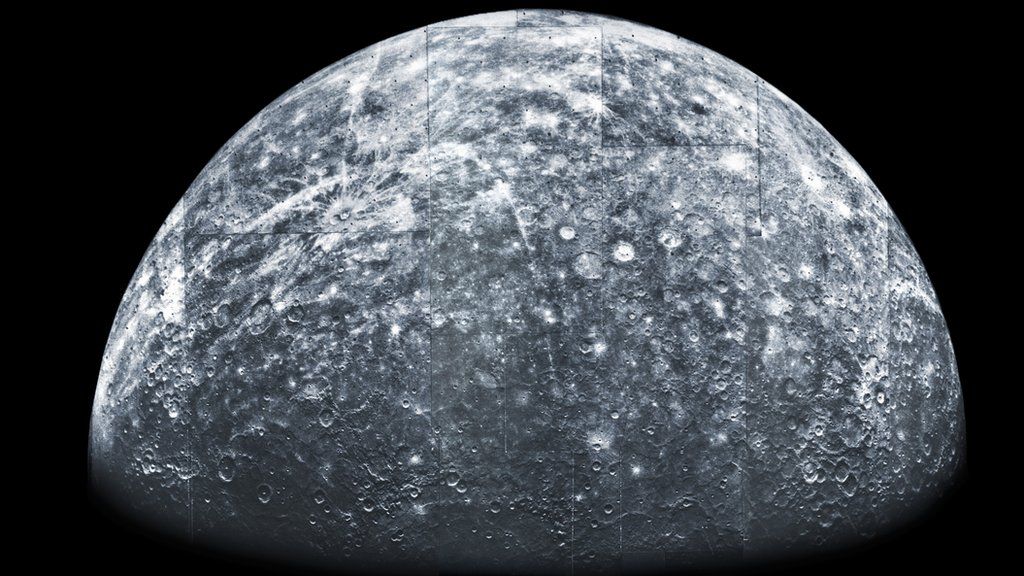 Mercury's water ice at north pole finally proven BBC News