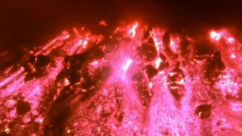 Plosky Tolbachik Volcano Eruption Like Armageddon BBC Newsround