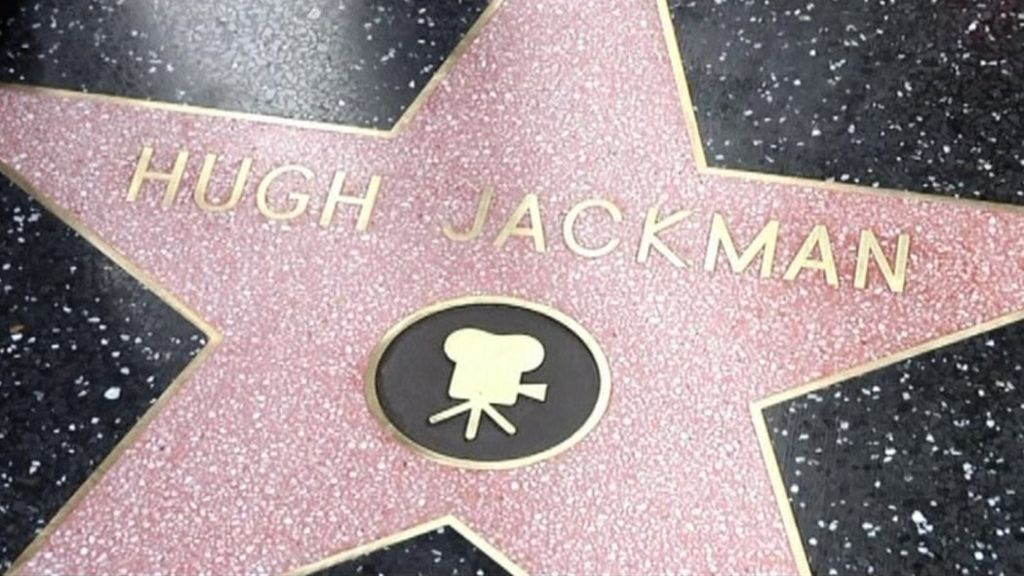 Hugh Jackman Gets Star On Hollywood Walk Of Fame Bbc News