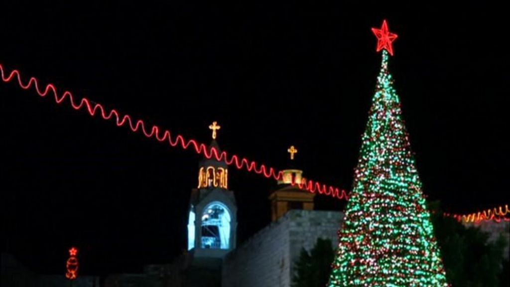 bethlehem lights christmas trees