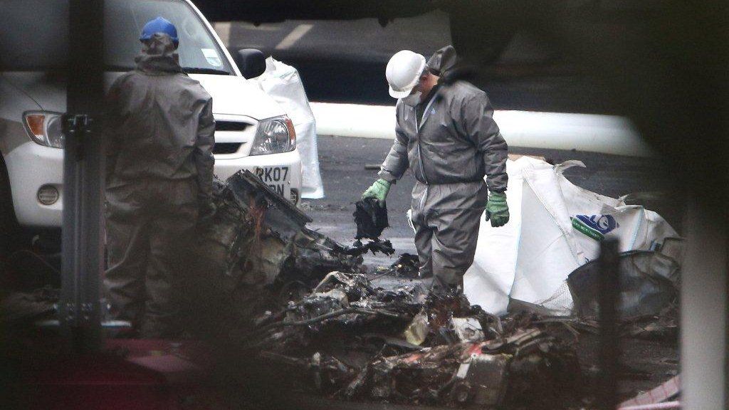 London helicopter crash Passenger 'had concerns about weather' BBC News