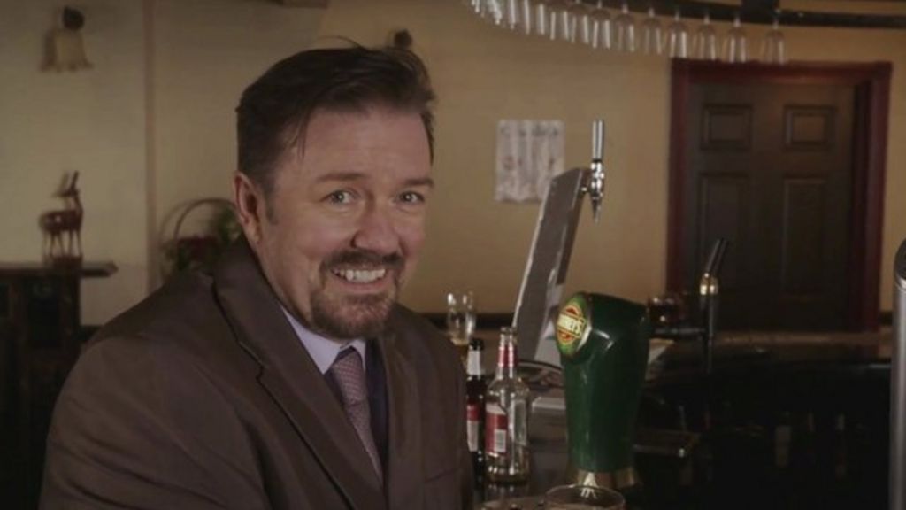 Ricky Gervais back with The Office's Brent for Comic Relief BBC News