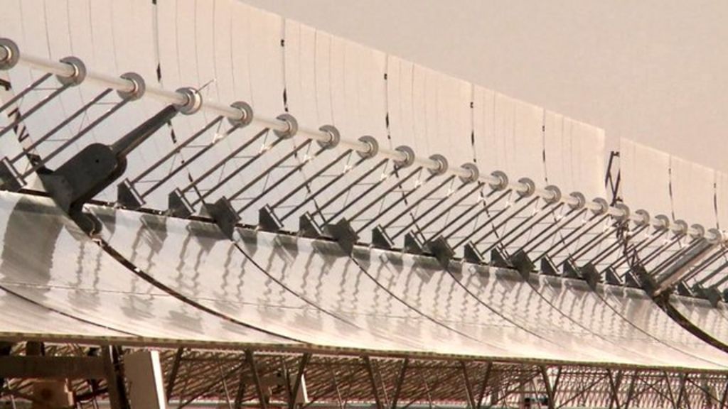 Largest concentrated solar power plant opens in Abu Dhabi - BBC News