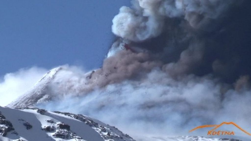 Residents fearful as Mount Etna erupts again