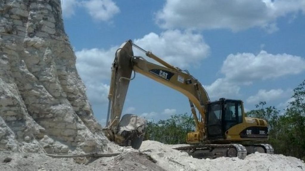 ancient-mayan-pyramid-in-belize-destroyed-by-road-crew-bbc-news