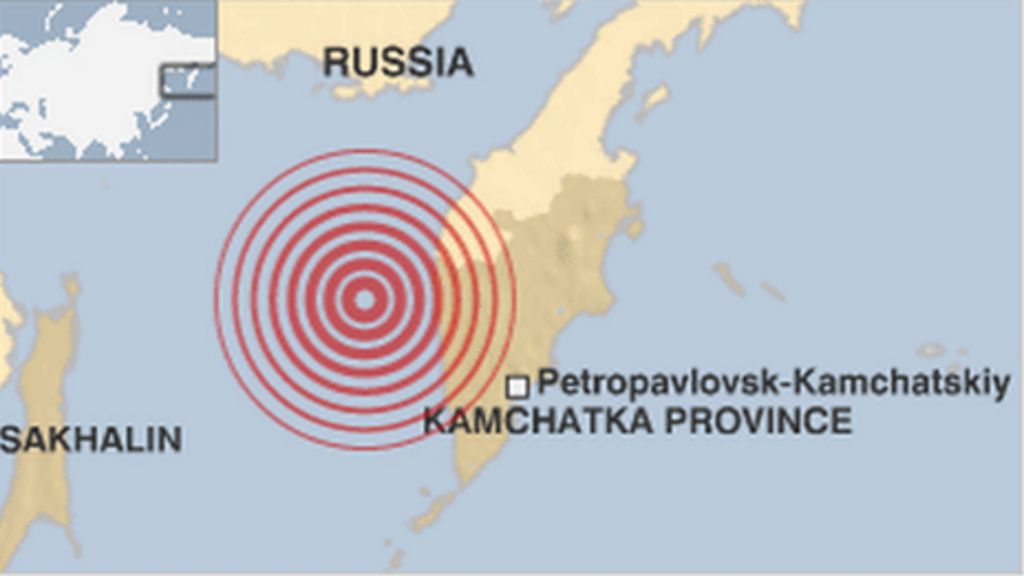 Powerful earthquake off east coast of Russia BBC News