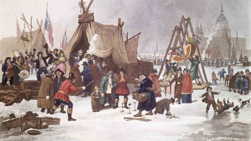 Frost Fair on the River Thames, 1814