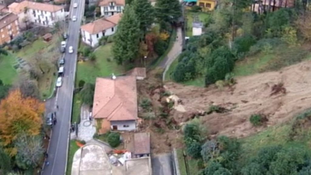 Italy mudslide Teenager and grandfather killed BBC News