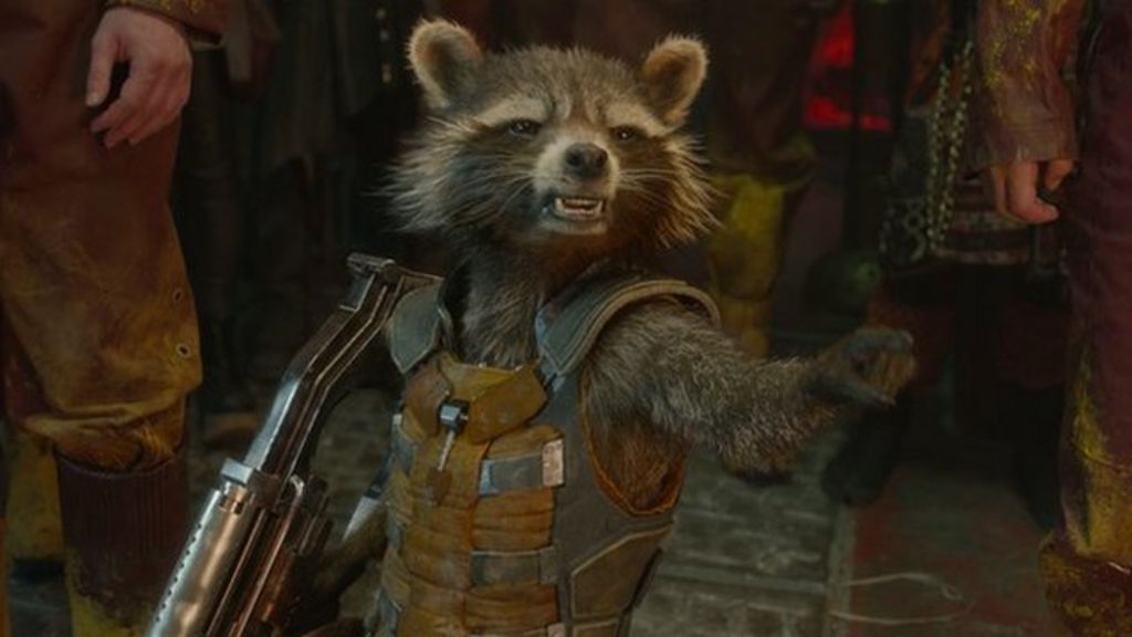 How to make a talking superhero CGI raccoon BBC News