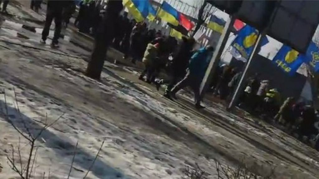 Ukraine Crisis: Deadly Bomb Blast Hits Rally In Kharkiv - BBC News