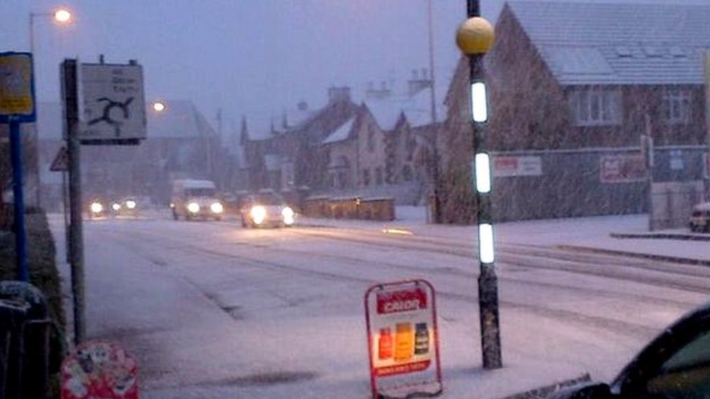 Weather NI Yellow warning for snow and ice issued by Met Office BBC News