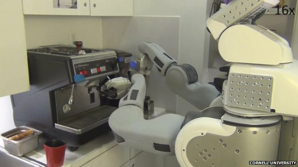 VIDEO: The robot that makes coffee