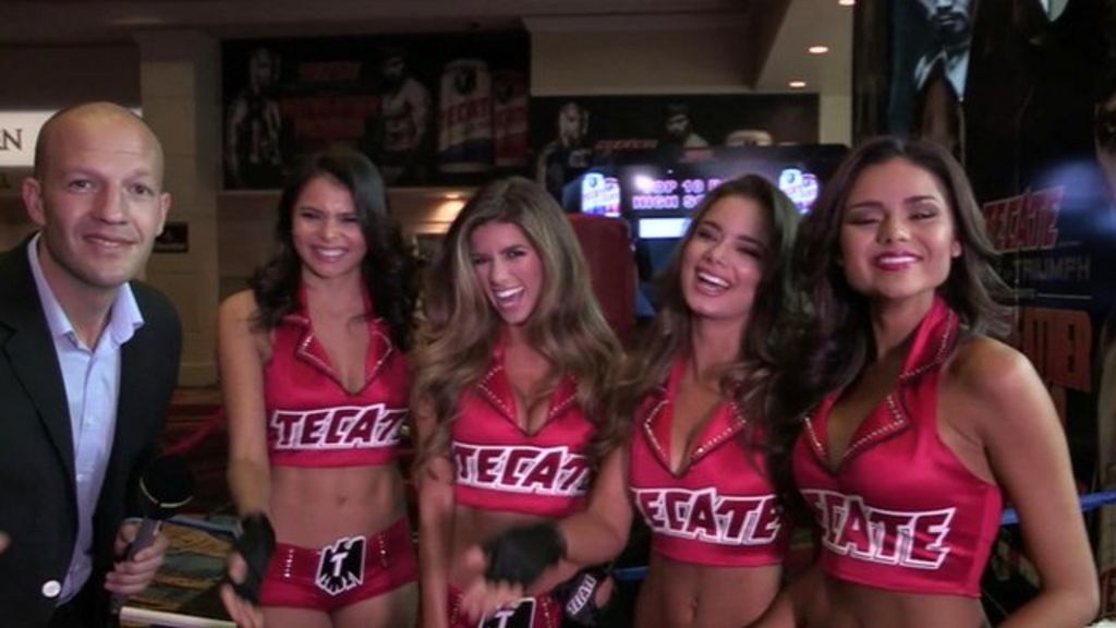 Meet The Las Vegas Big Fights Ring Girls BBC News