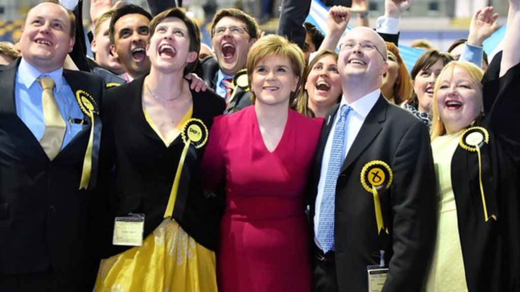 Election 2015 SNP wins 56 of 59 seats in Scots landslide BBC News
