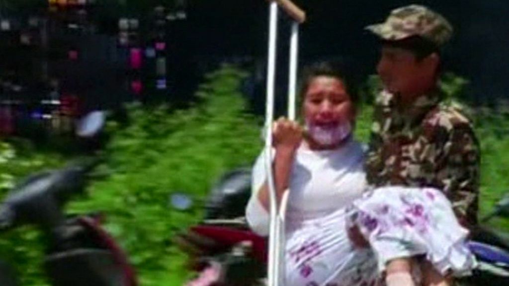 VIDEO: People on streets after second Nepal quake