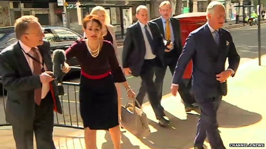 VIDEO: Prince's press adviser tackles reporter