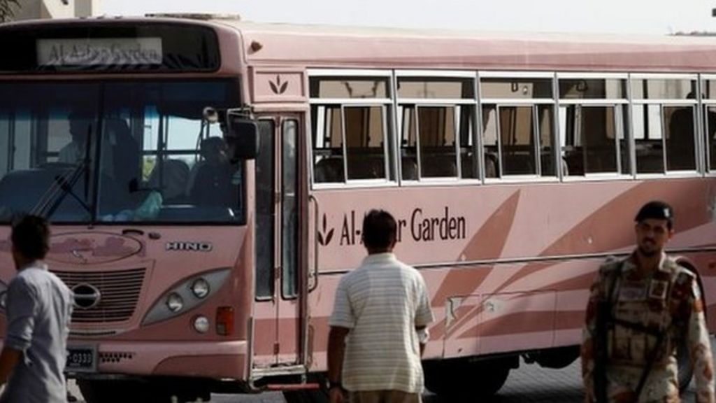 The Karachi bus survivors who drove to hospital