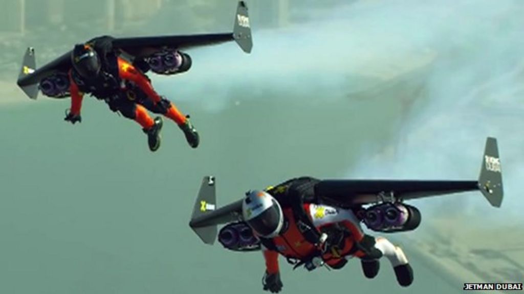 VIDEO: 'Jetmen' fly over Dubai