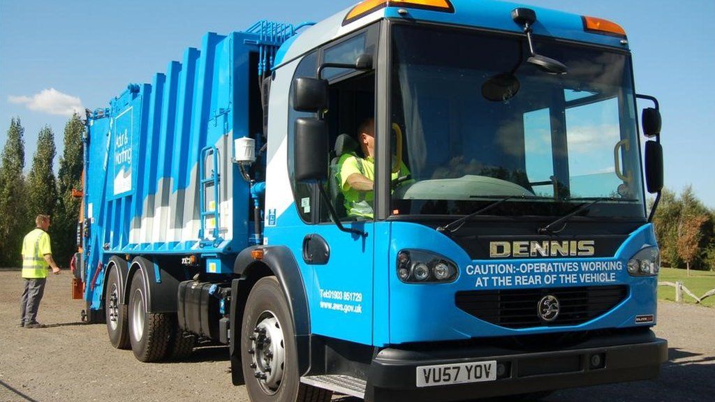 Adur and Worthing bin lorry cameras could film traffic BBC News