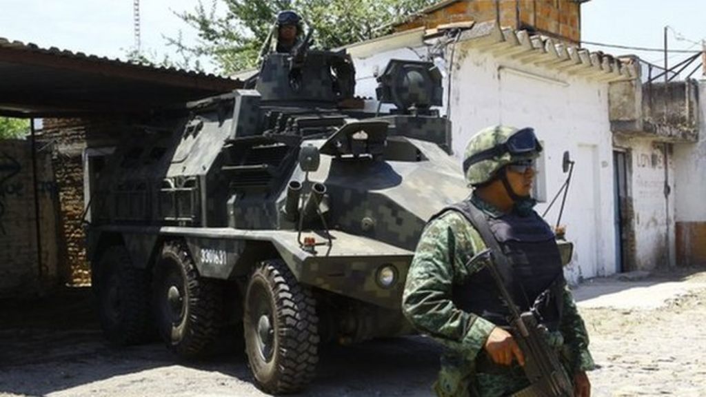 Mexico Gang Shoot out Leaves Dozens Dead BBC News