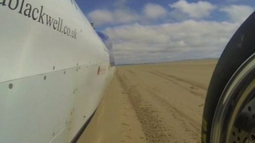 VIDEO: Jet-powered bike tested in Wales