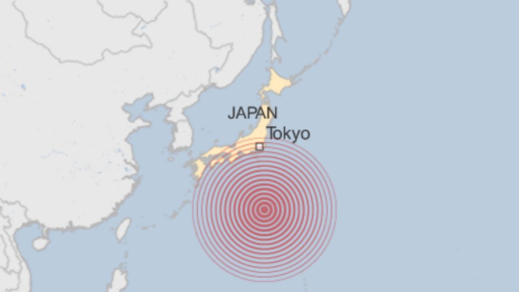 Strong earthquake strikes off Japan