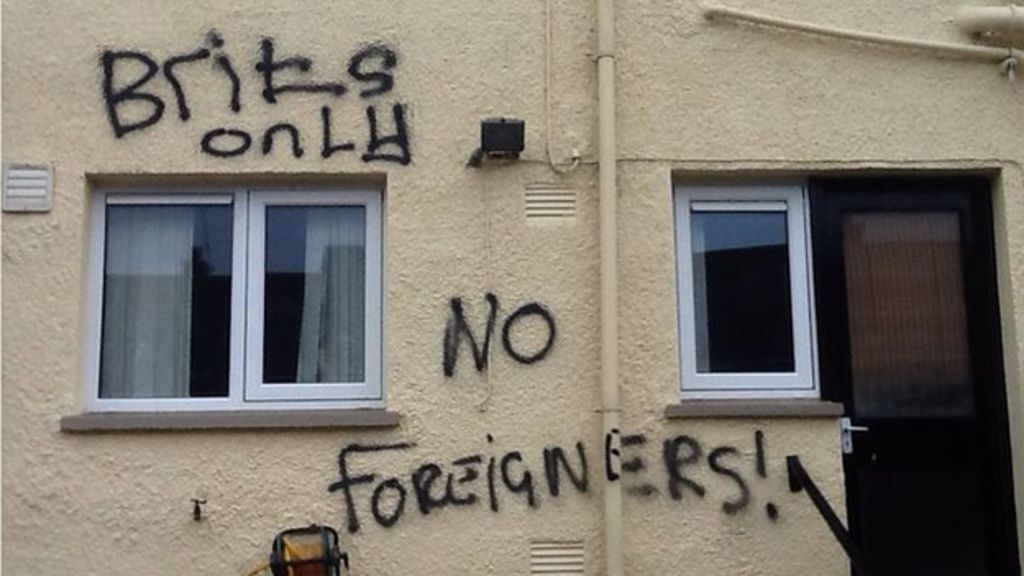 Portadown Psni Give Warning On Racist Graffiti Bbc News