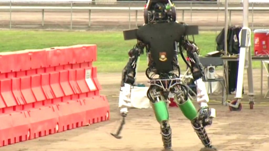 VIDEO: Robots lose balance in LA challenge