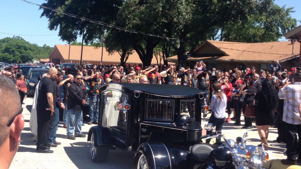 Inside A Texas Biker Gang Funeral Bbc News