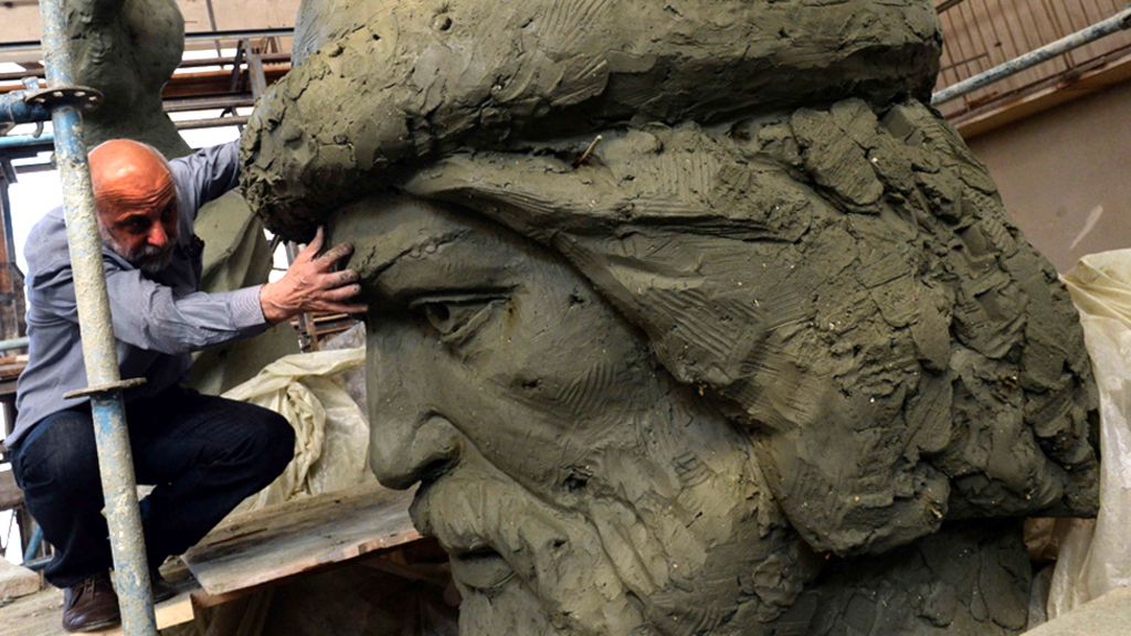 The monument to a Russian warlord called Vladimir