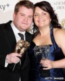 James Corden and Ruth Jones